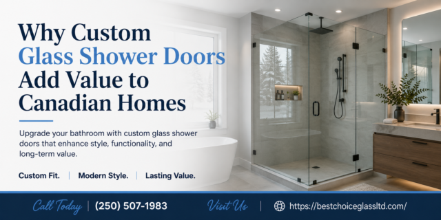 Why Custom Glass Shower Doors Add Value to Canadian Homes Custom Glass Shower Doors
